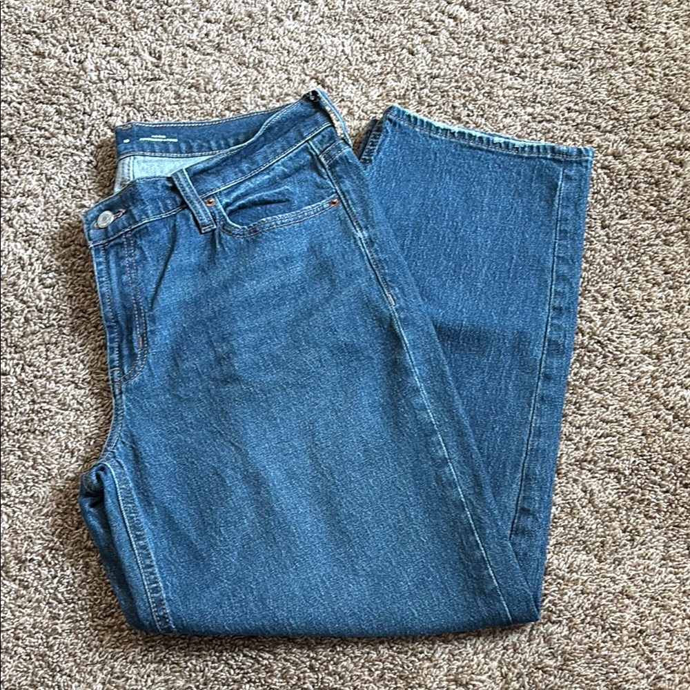 Old navy mid rise boyfriend loose jeans